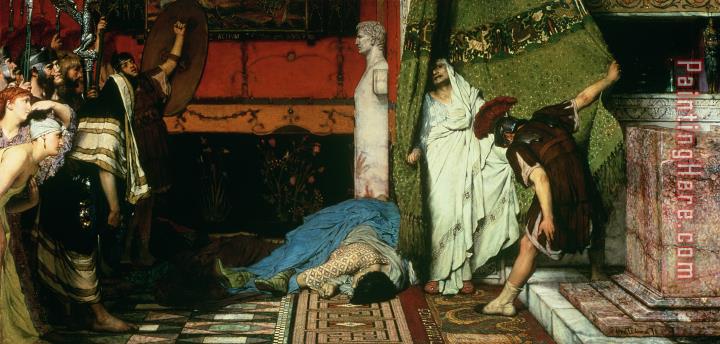Sir Lawrence Alma-Tadema A Roman Emperor Claudius